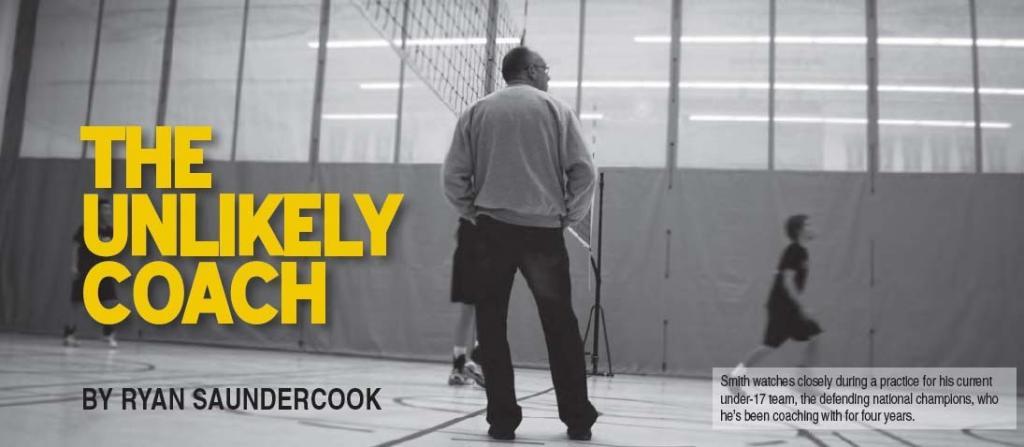 Kelly smith the unlikely coach. pakmen volleybal.