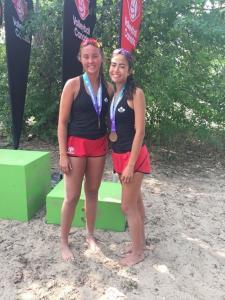 Emma and Lauren Pakmen Volleyball 14U Bronze