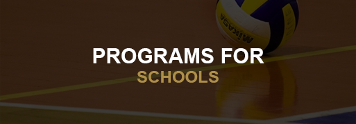 Volleyball Programs for Schools Banner
